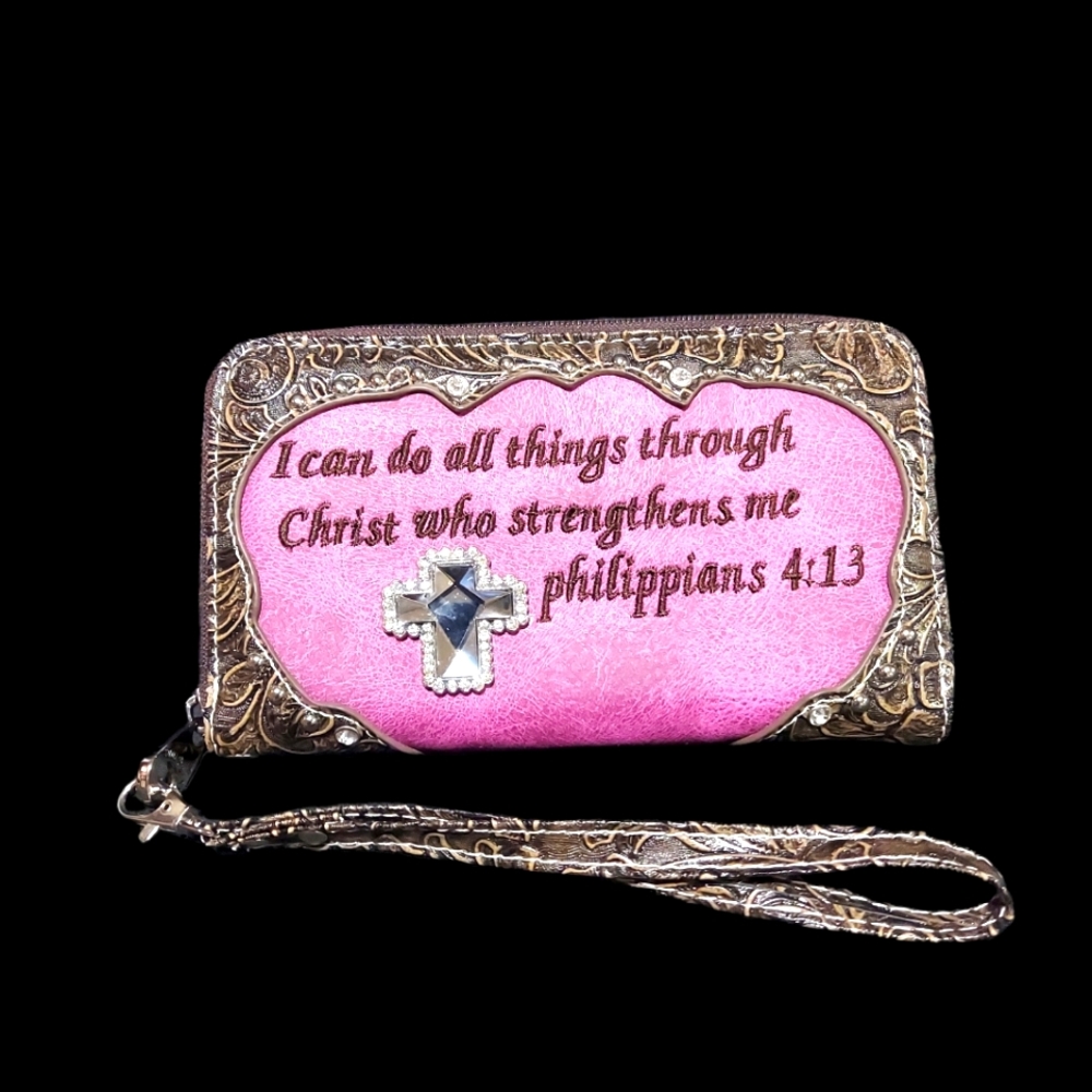 Soul West Wristlet/Wallet with Scripture